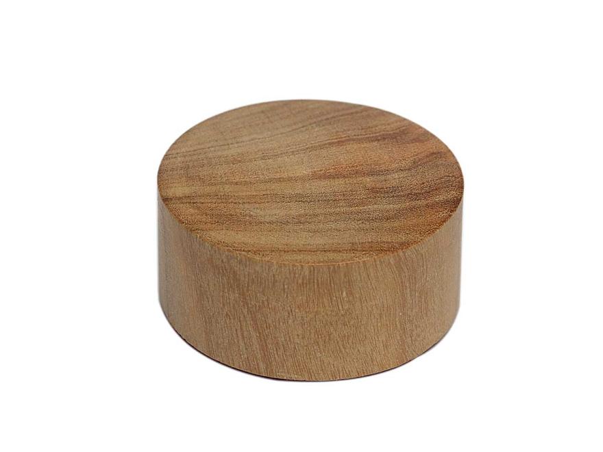 cutting block: round, Ø 38 mm, olive wood 